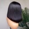 💥[ BIG SALE ] Blunt Cut Double Drawn 180 % Bone Straight Glueless 13x4 HD Lace Frontal Bob Wig - Image 3