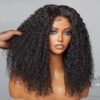 Wig Anne - Natural Bouncy Fluffy Jerry Curl 13x4 Frontal Lace Wig 18" - Image 2