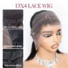💥[ BIG SALE ] Blunt Cut Double Drawn 180 % Bone Straight Glueless 13x4 HD Lace Frontal Bob Wig - Image 2