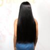 300% Density Bone Straight 4*4 Closure Glueless Wig 350 Gram - Image 3
