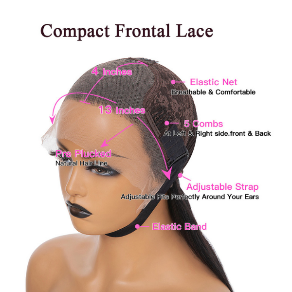 Wig Lorna - Higher Density Glueless Frontal Wig - Image 2