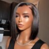 Glueless Bone straight 13x4 Frontal Lace Ready to Go Bob Wig - Image 2
