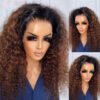 Fabulous Ombre Color Water Wave Full Frontal Wig 18" - Image 2
